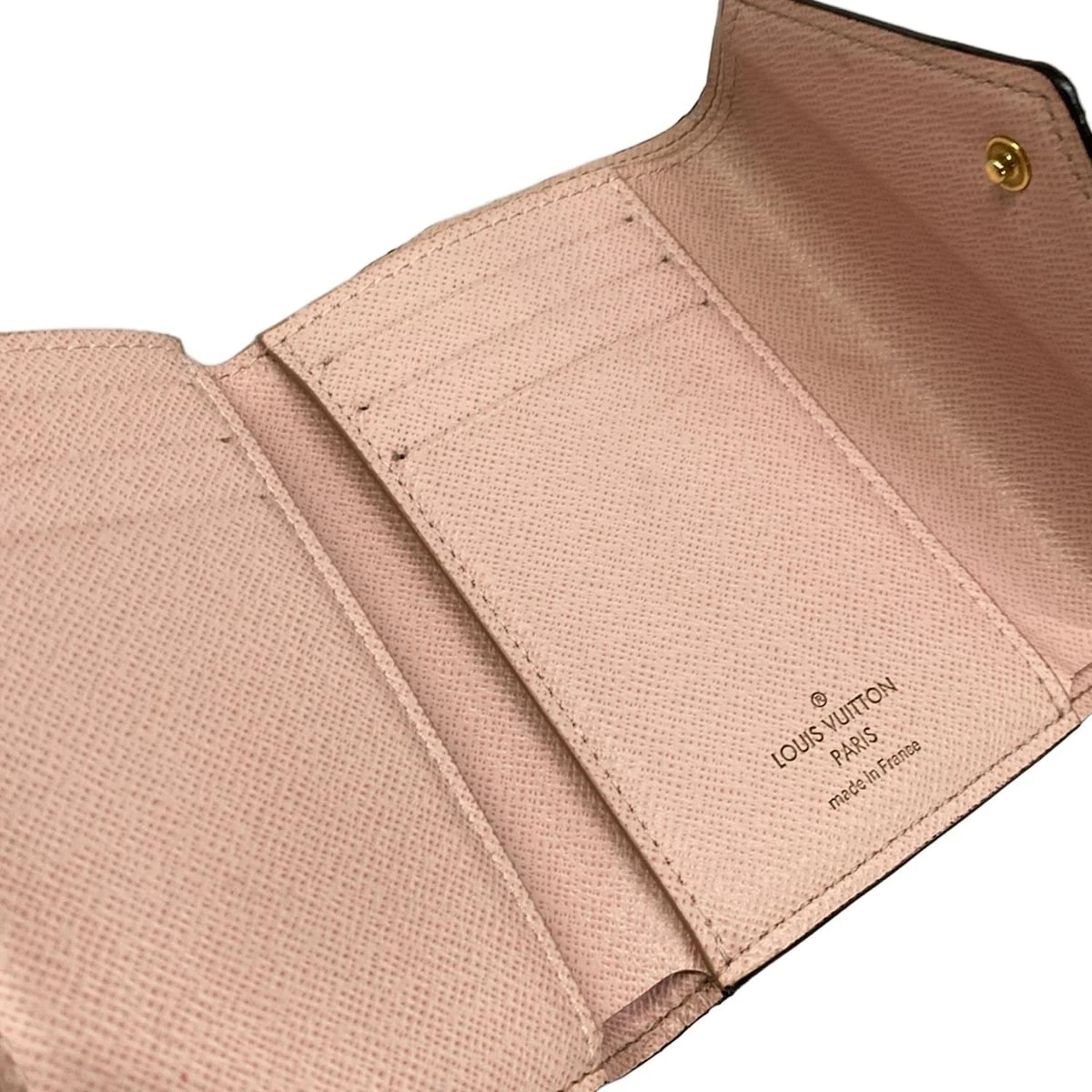 LOUIS VUITTON Portefeuille Victorine M62360 Rose Ballerine Monogram MI4118