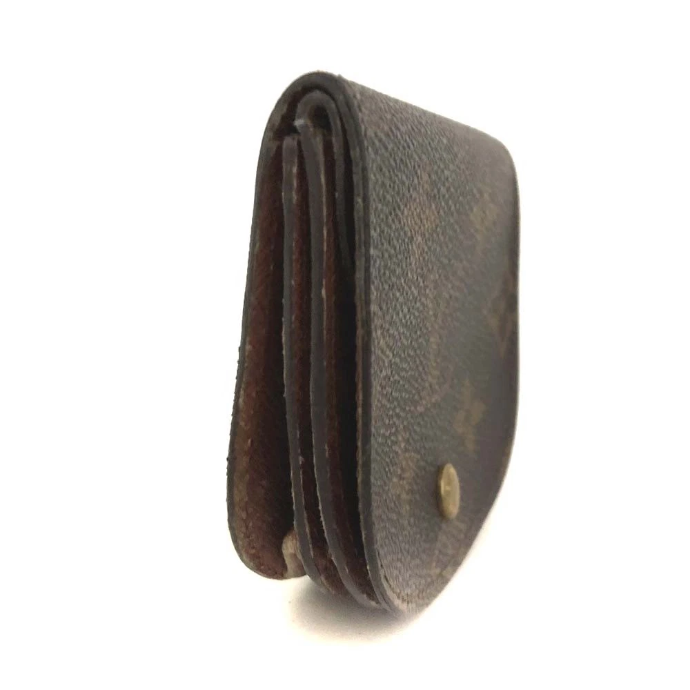 $380 1992 Louis Vuitton Monogram Porte-Monnaie Gousset Change Purse CT0932 10019294