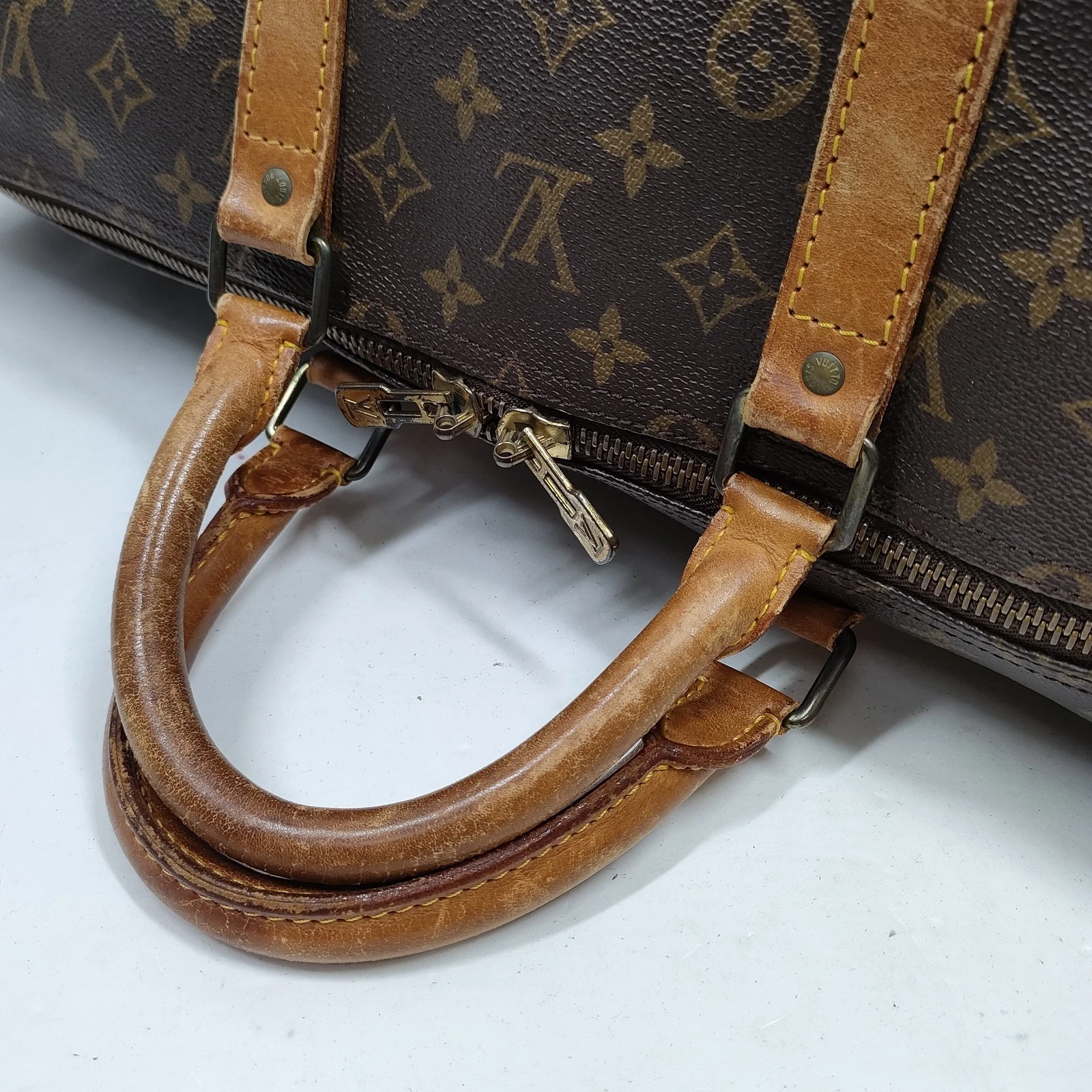 $2170 1982 Louis Vuitton Monogram Keepall 55 MI882