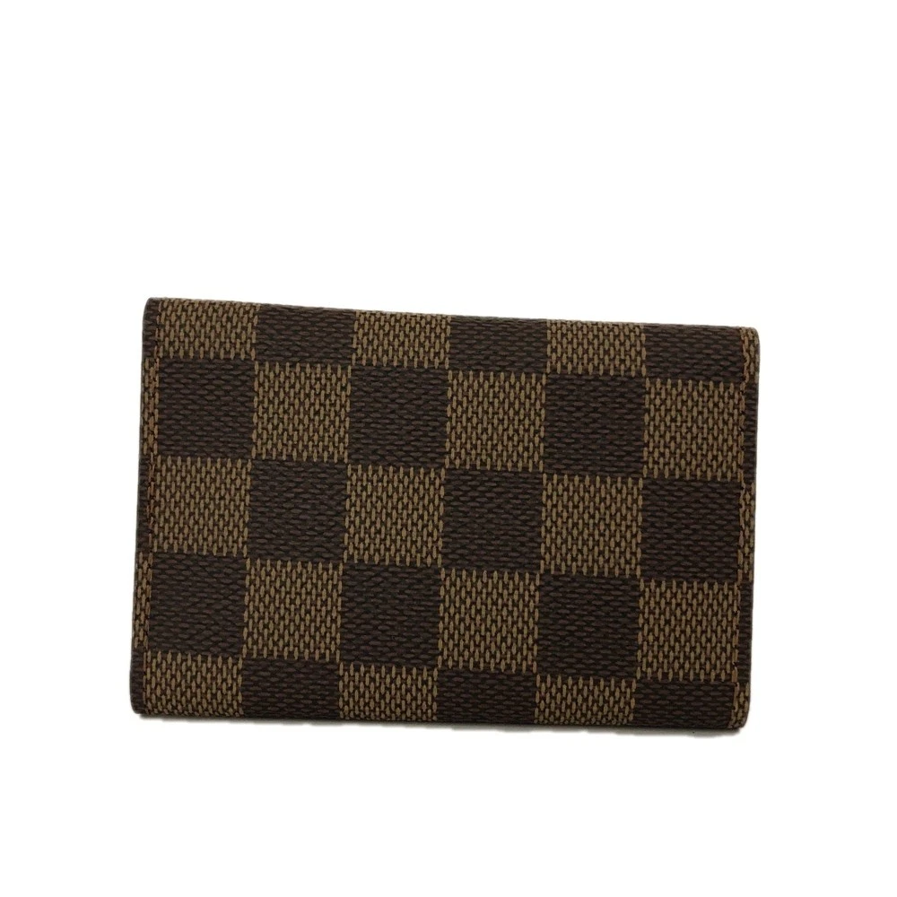 $340 2003 Louis Vuitton Damier Multicles 6 Ring Key Case Brown TH0023