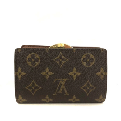 $750 2010 Louis Vuitton Monogram French Purse Wallet MI4160