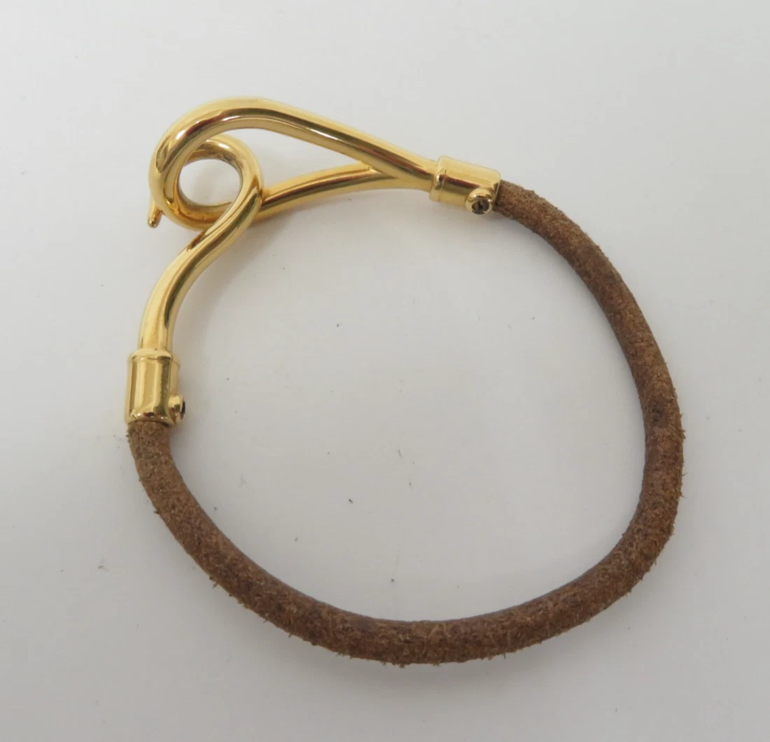 $450 Hermes Jumbo Hook Bracelet Accessory