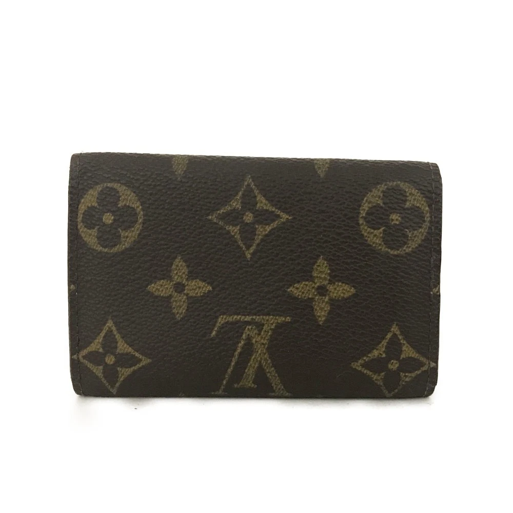 $345 Louis Vuitton Monogram Multicles 6 Ring Key Case Brown SD0091