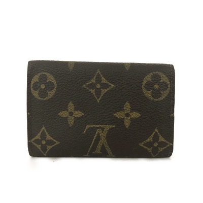 $345 Louis Vuitton Monogram Multicles 6 Ring Key Case Brown SD0091