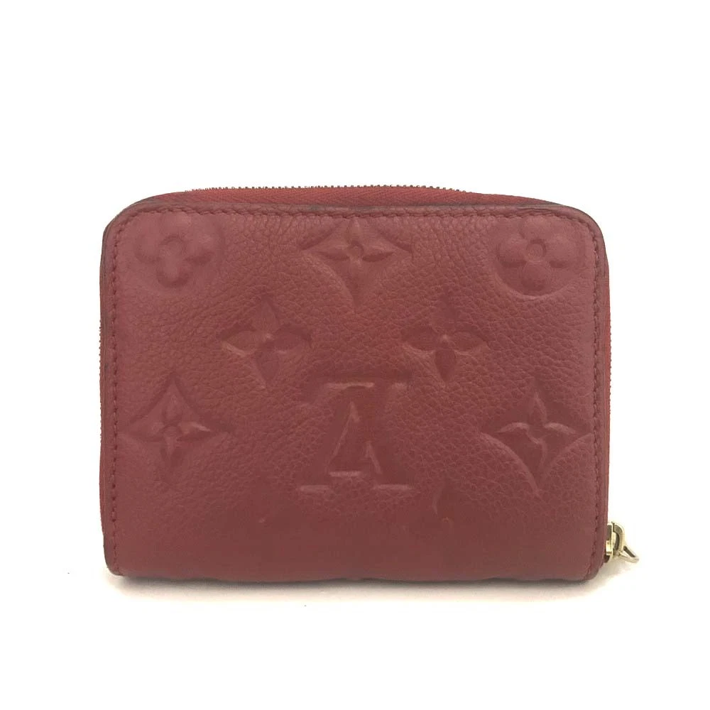 $760 Louis Vuitton Monogram Empreinte Zippy Zip Around Wallet Coin Purse TS2164