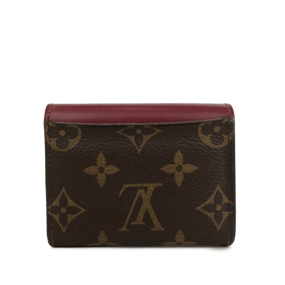$535 2019 Louis Vuitton Monogram Zoe Wallet Fuchsia MI4189
