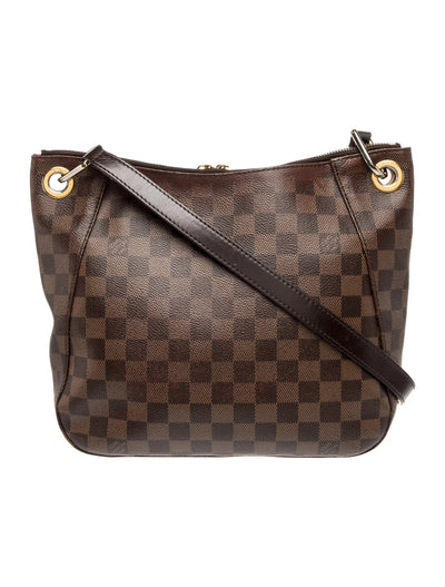 $1,520 2018 Louis Vuitton Damier Ebene South Bank Besace DR1188 10021530