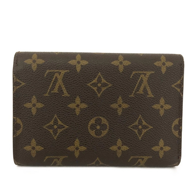 $550 2000 Louis Vuitton Monogram Porte Tresor Etui Papiers Trifold Wallet SP0050