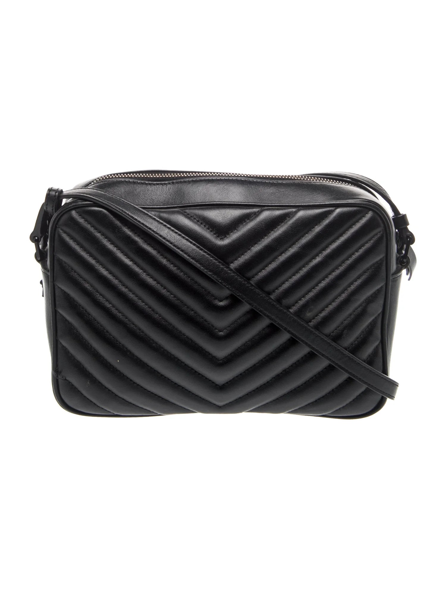 $1950 Saint Laurent Lou Camera Bag Black 10021142