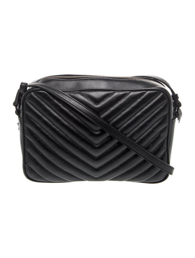 $1950 Saint Laurent Lou Camera Bag Black 10021142