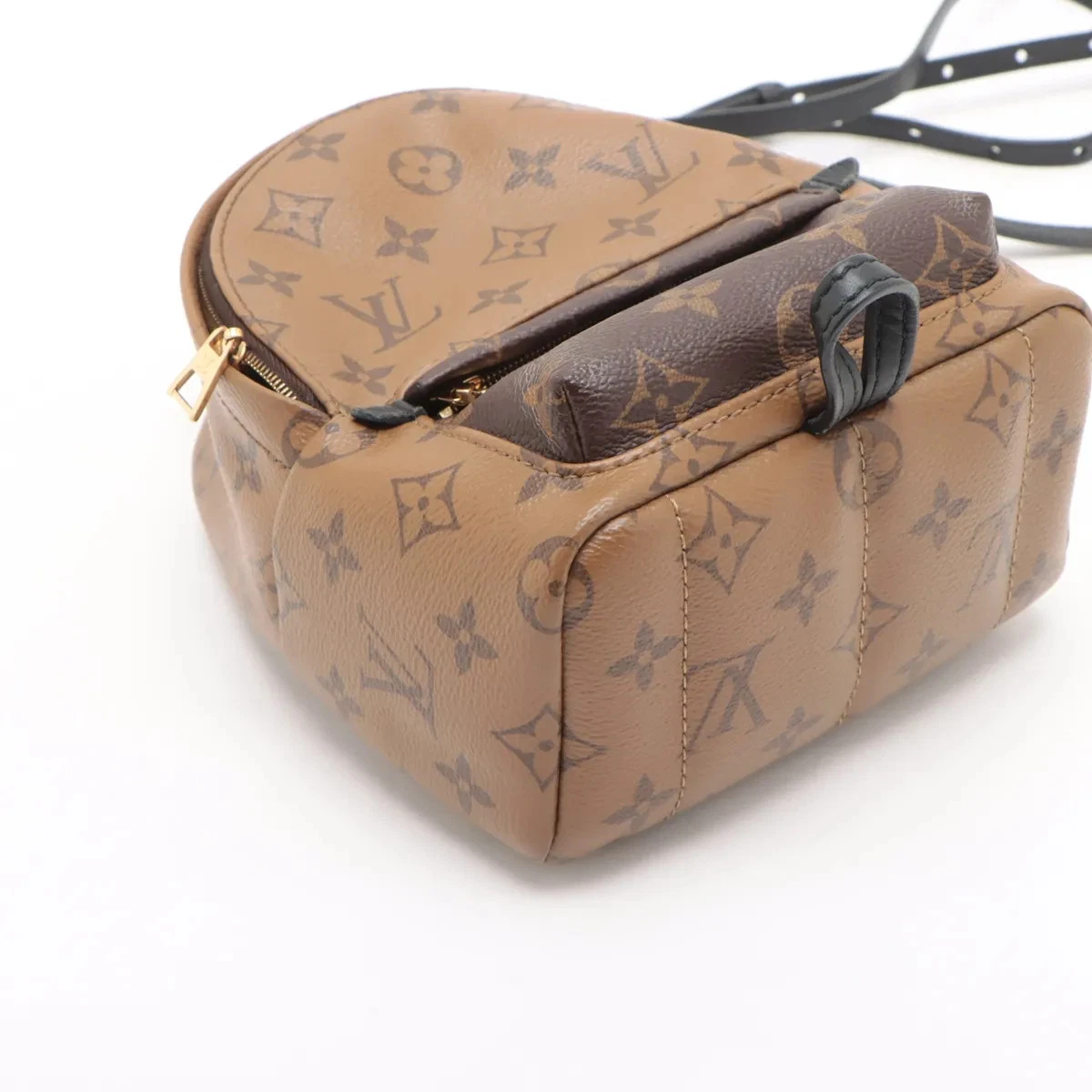 $2770 RFID Louis Vuitton Reverse Monogram Palm Springs Backpack Mini