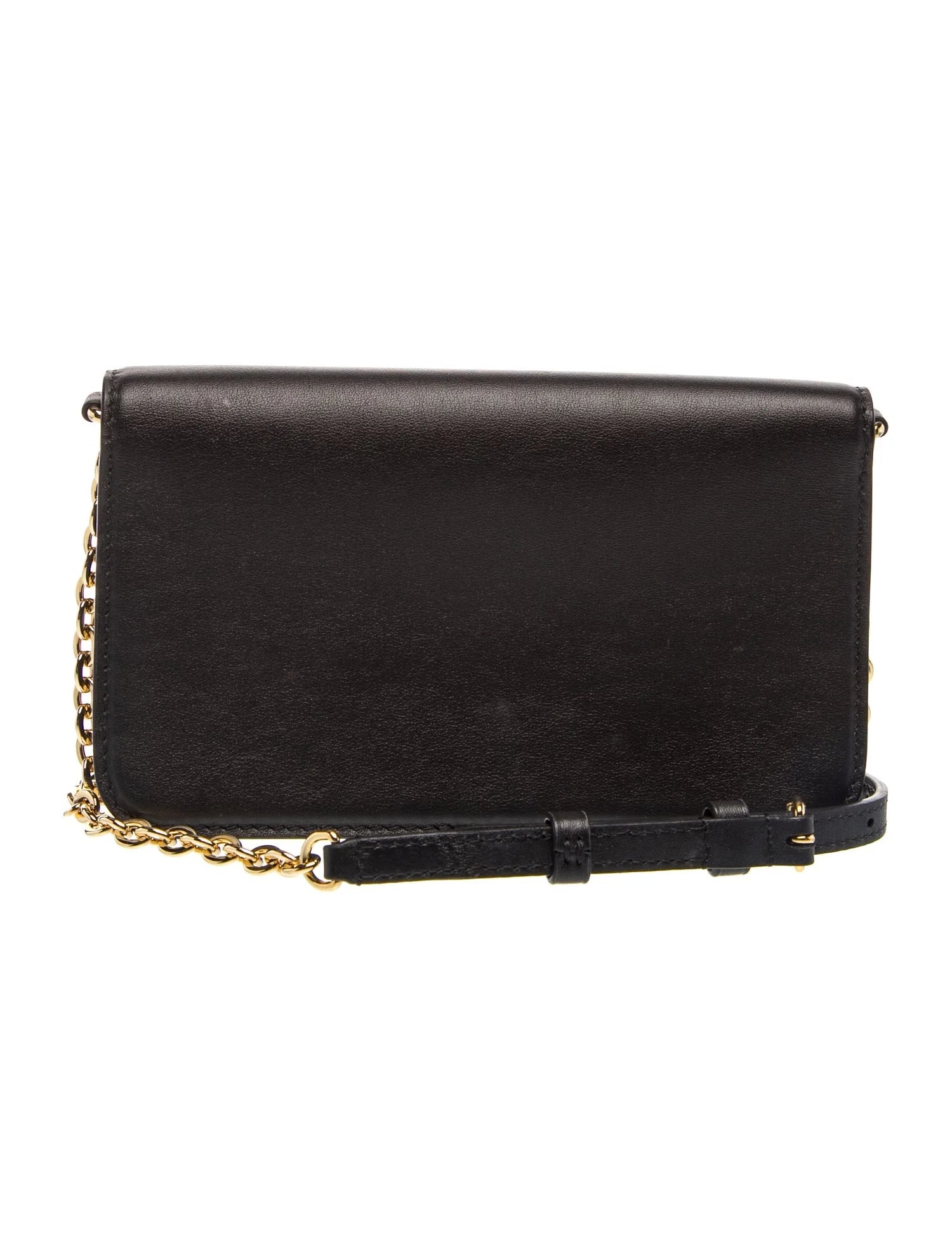$2080 RFID Louis Vuitton Calfskin LV Bloom Wallet On Chain Black