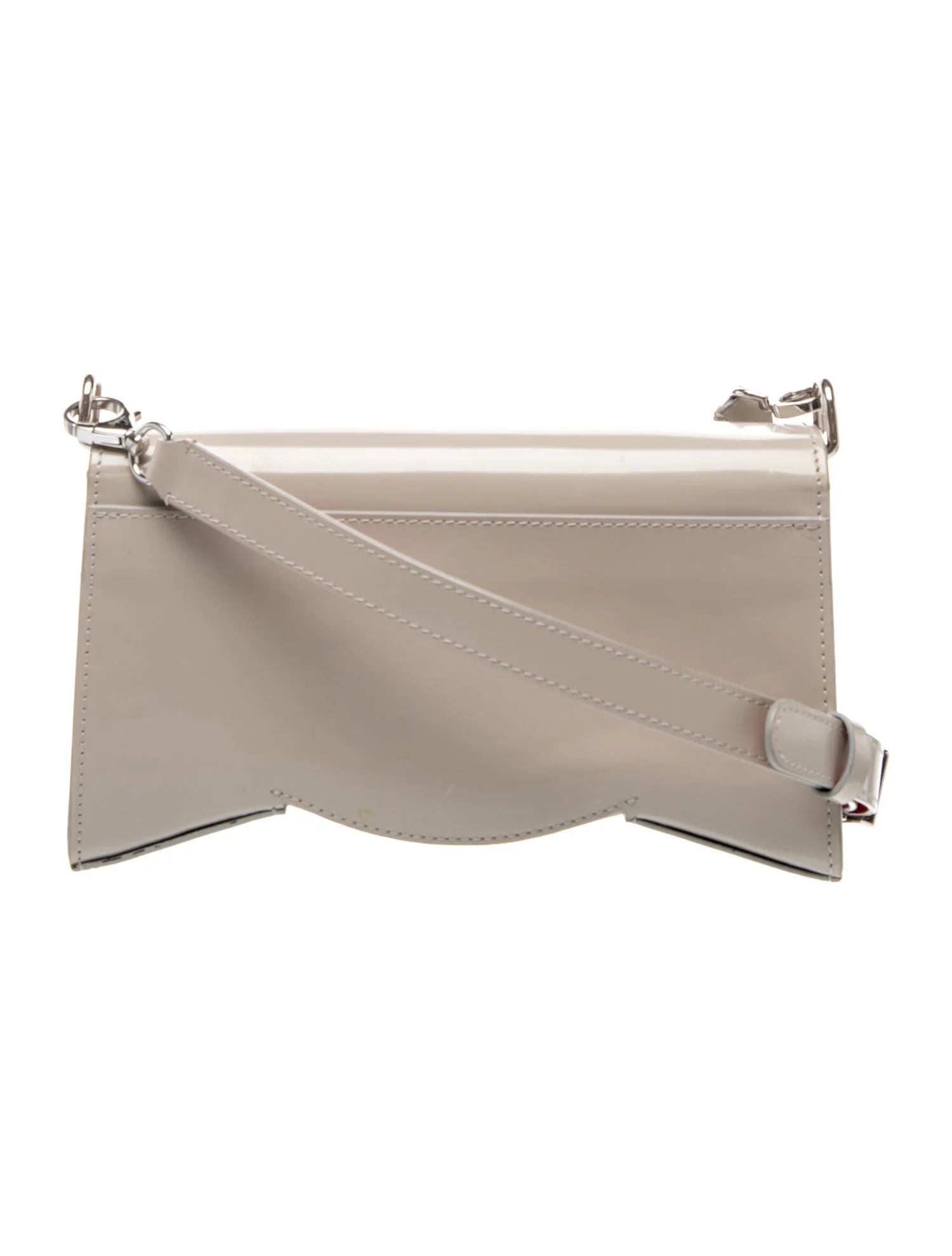 $2090 Christian Louboutin LOUBI54 CL Leather Shoulder Crossbody Bag Clutch Goose