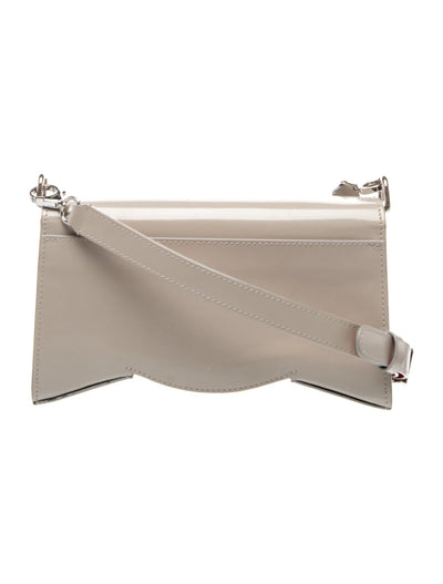 $2090 Christian Louboutin LOUBI54 CL Leather Shoulder Crossbody Bag Clutch Goose