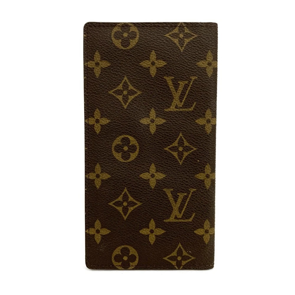 Louis Vuitton Monogram Porte Valeurs Cartes Credit Long Wallet Brown CT1928