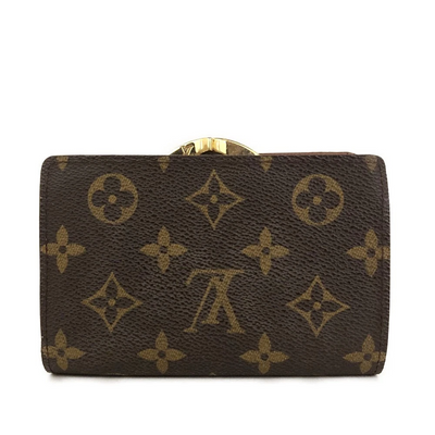 $750 1998 Louis Vuitton Monogram Porte Monnaie Billets Viennois Bifold Wallet MI1918