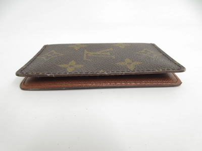 $390 2004 Louis Vuitton Monogram Pochette Cartes Visite RA0044