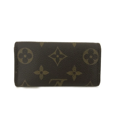 $345 Louis Vuitton Monogram Multicles 4 Ring Key Case Brown