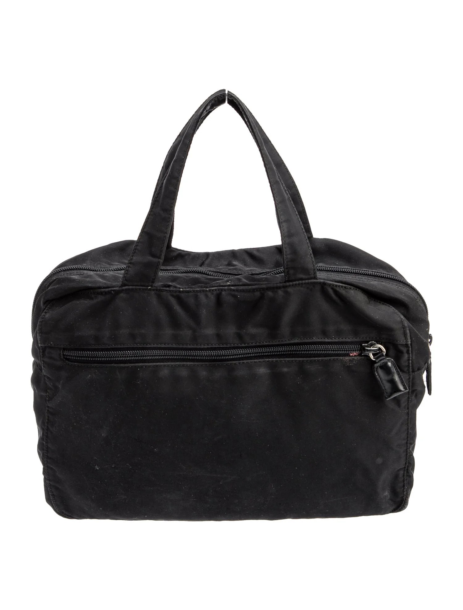 $1100 Prada Tessuto Nylon Top Handle Bag