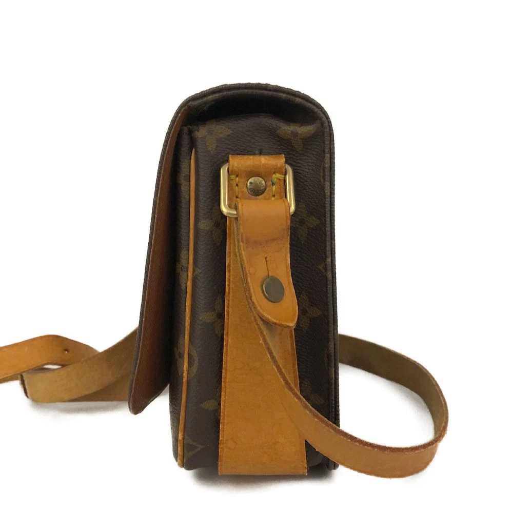 $1440 1993 Louis Vuitton Cartouchiere MM Monogram Crossbody Shoulder Bag SL1913