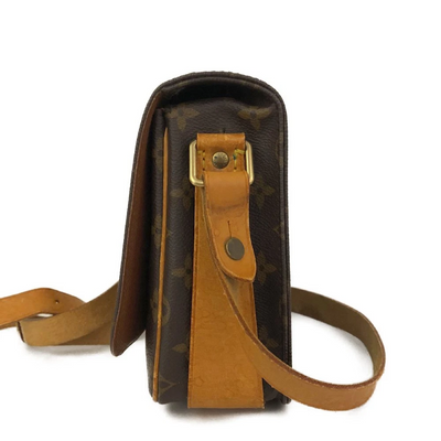 $1440 1993 Louis Vuitton Cartouchiere MM Monogram Crossbody Shoulder Bag SL1913