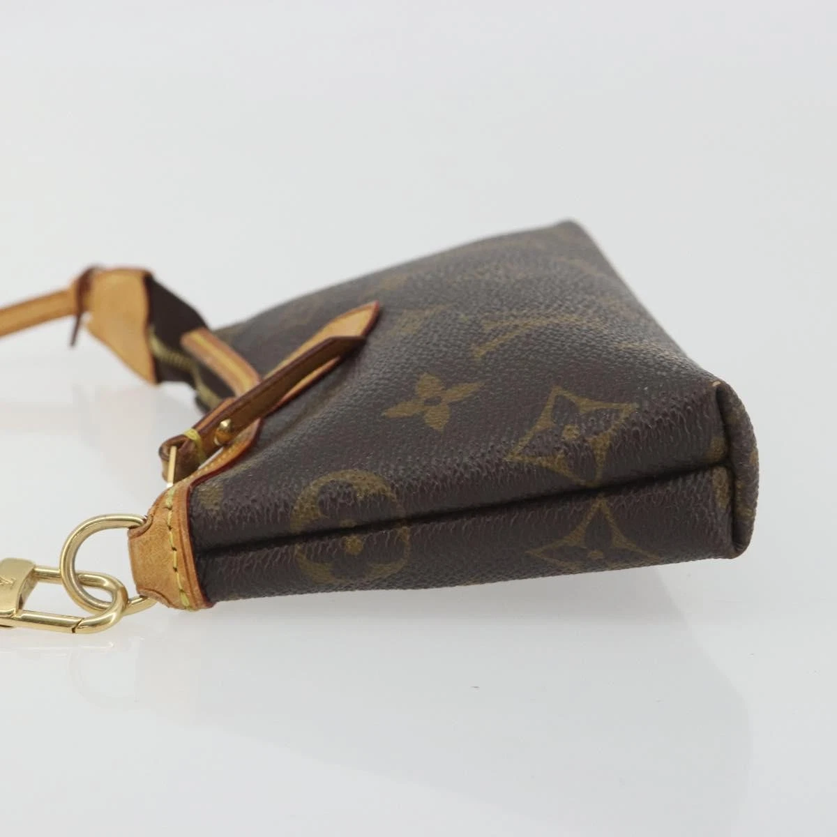 $1250 2010 Louis Vuitton Monogram Mini Pochette Delightful SA1130