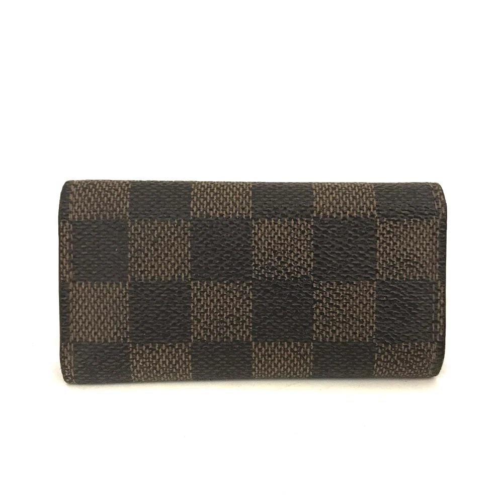 $345 2012 Louis Vuitton Damier Ebene Multicles 4 Key Holder CT1162