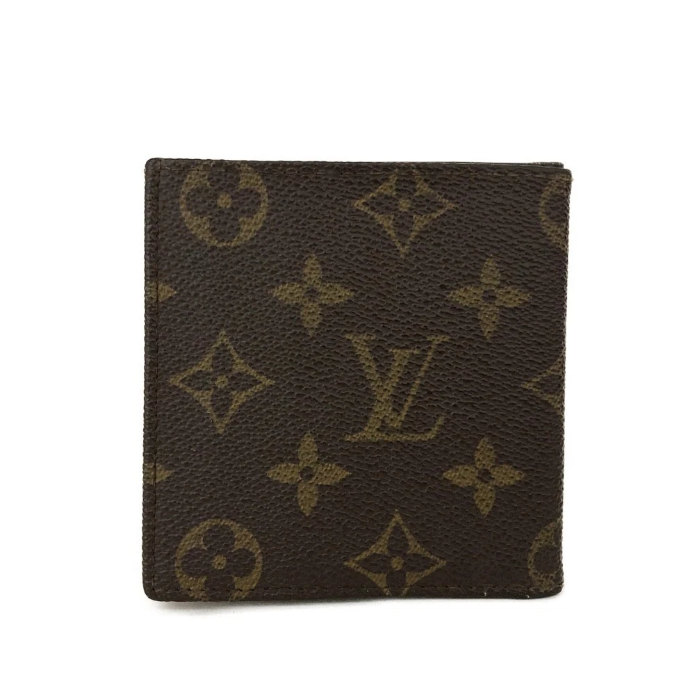 Vintage Louis Vuitton Monogram Bifold Wallet Brown