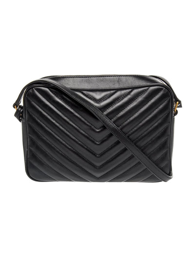 $1710 Saint Laurent Chevron Lou Camera Medium