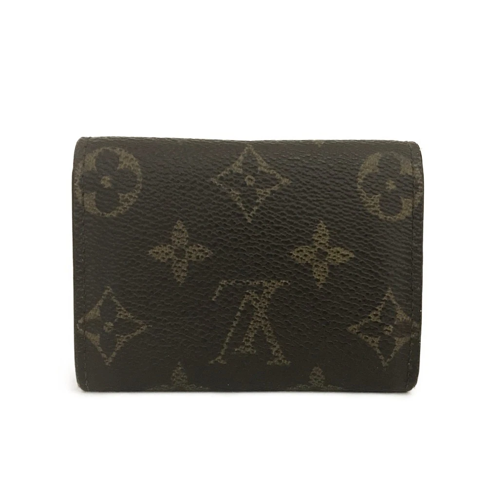 $440 2001 Louis Vuitton Monogram Porte-Monnaie Plat Coin Purse MI1001