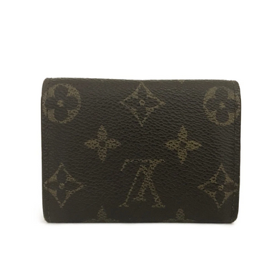 $440 2001 Louis Vuitton Monogram Porte-Monnaie Plat Coin Purse MI1001