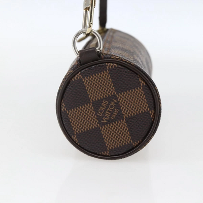 $1560 LOUIS VUITTON Damier Ebene Papillon Pochette VINTAGE