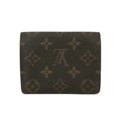 $360 1992 WELL WORN LOUIS VUITTON Monogram Card Holder Pass Case CT0942