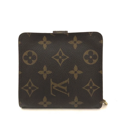 $590 1999 Louis Vuitton Monogram Compact Zippe Zipped Wallet MI0969