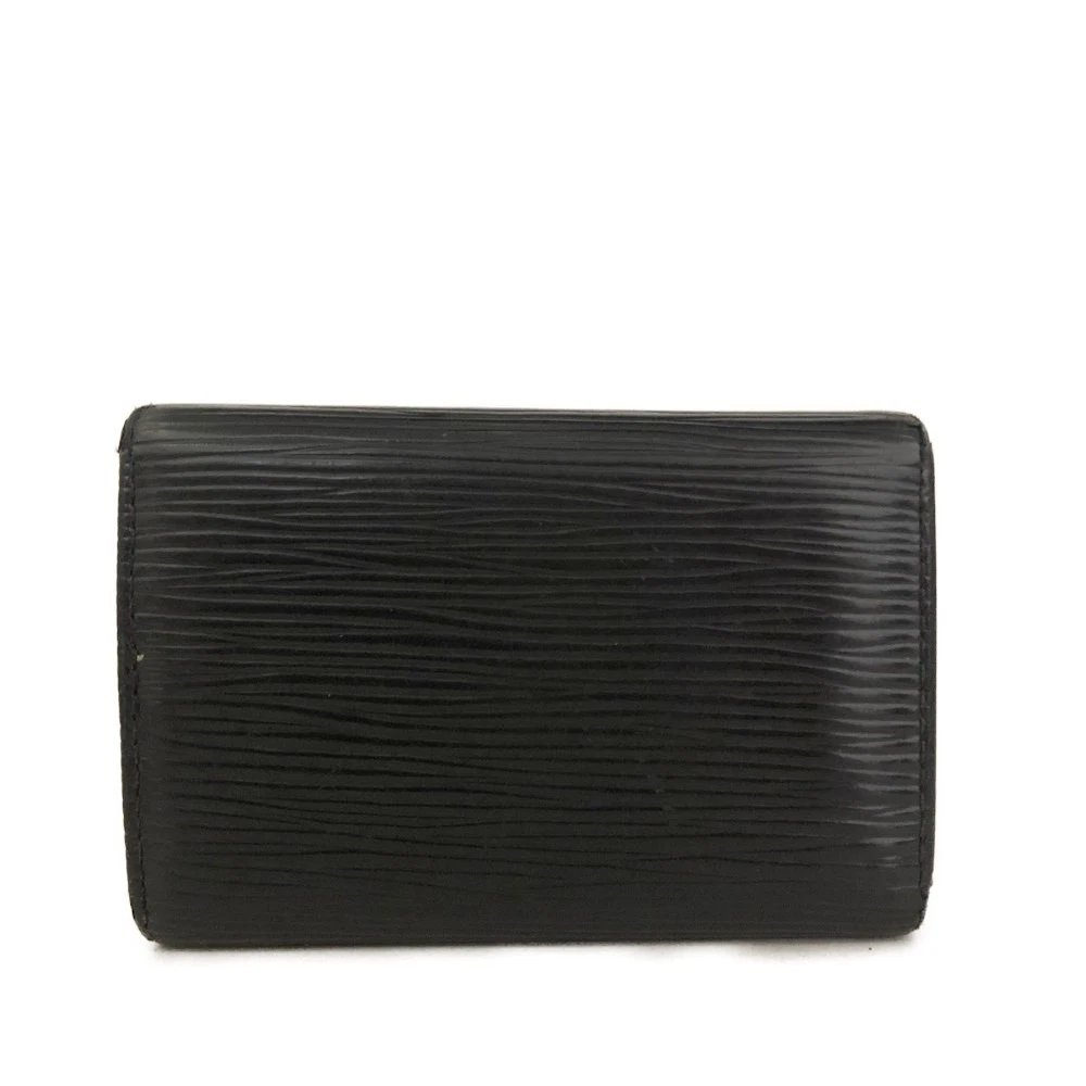$445 2004 Louis Vuitton Epi Multicles Leather 6 Ring Key Case Black CA0044