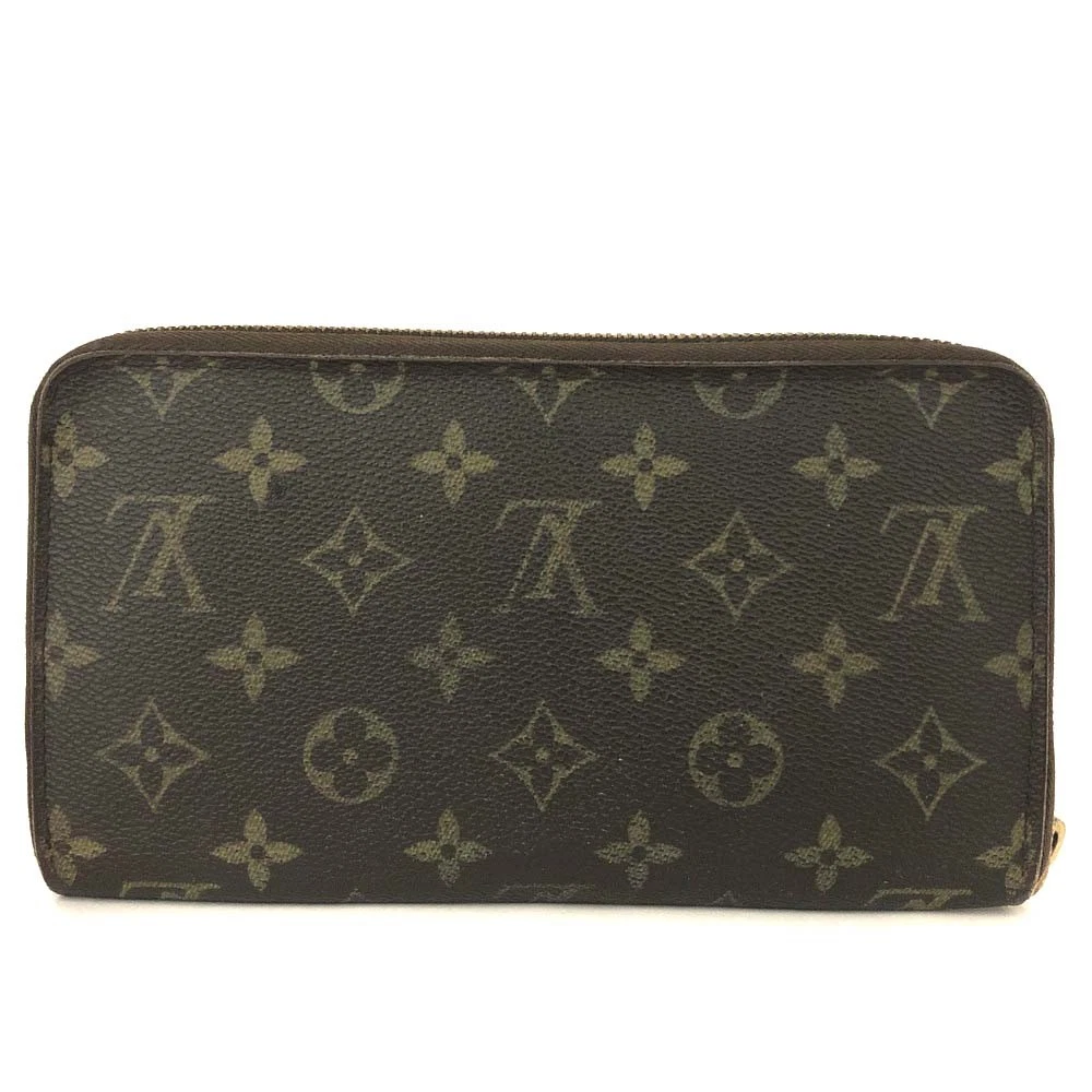 $1040 Louis Vuitton Monogram Zippy Zip Around Organizer Long Wallet VI1015