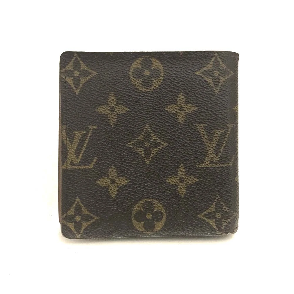 Louis Vuitton Monogram Portefeiulle Marco Bifold Wallet Brown CA0978