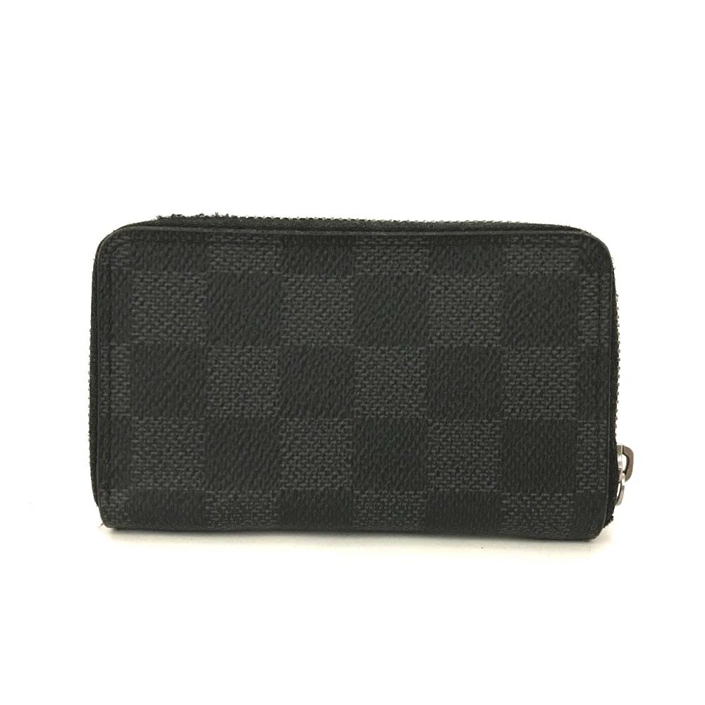 $435 2016 Damier Graphite Zippy Coin Purse Vertical MI2166