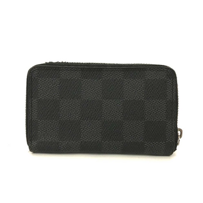 $435 2016 Damier Graphite Zippy Coin Purse Vertical MI2166