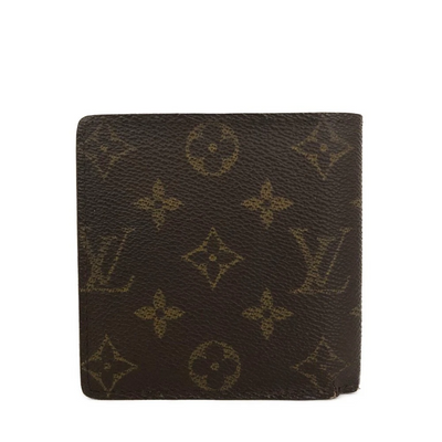 $515 1997 Louis Vuitton Monogram Portefeiulle Marco Bifold Wallet Brown CA0917