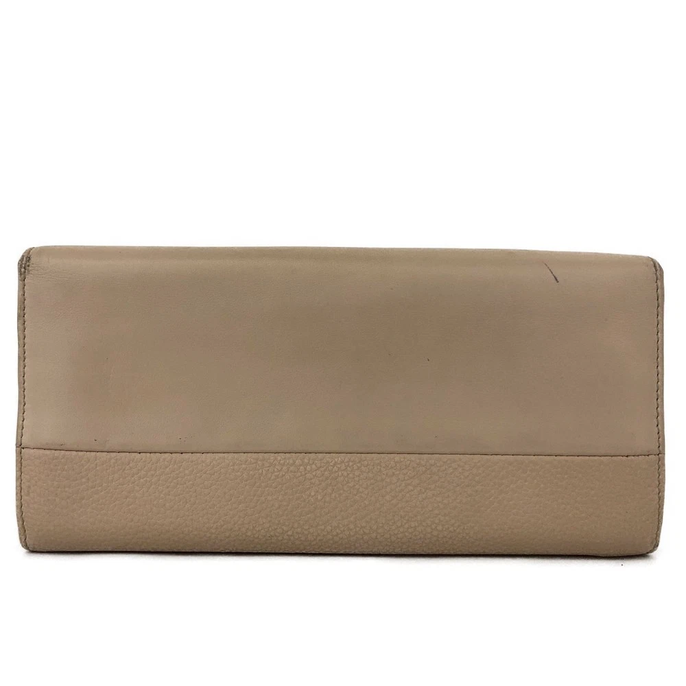 Chloe Indy Leather Long Bifold Wallet Purse Pink