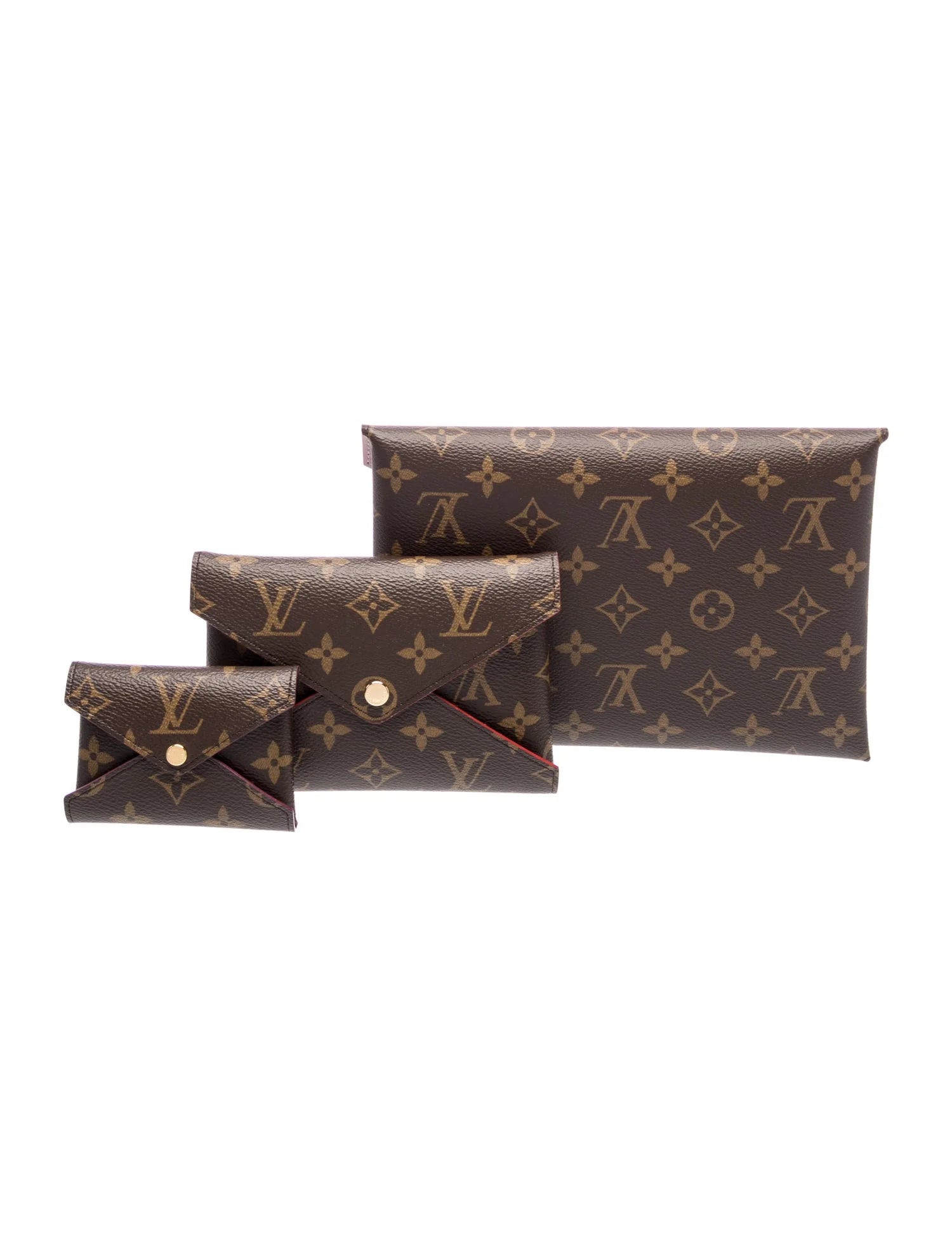 $835 Louis Vuitton Monogram Kirigami Pochette Set