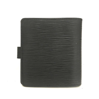 Louis Vuitton Epi Leather Porte Billes Compact Wallet Black MI0070
