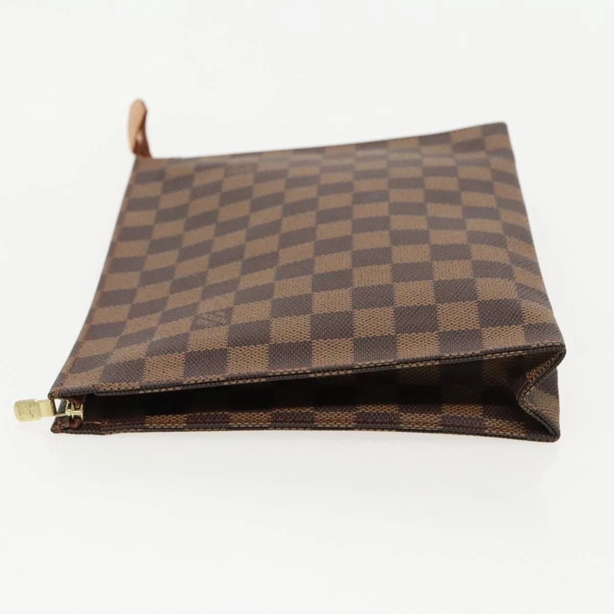 $760 1996 LOUIS VUITTON Damier Ebene Toiletry Pouch 26 TH0956