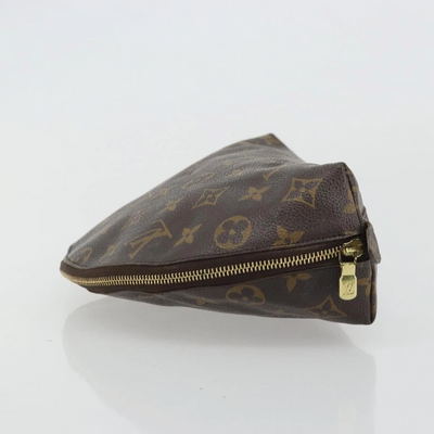 $620 2002 LOUIS VUITTON Monogram Trousse Demi Ronde TH0092