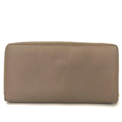 $830 Gucci Calfskin Matelasse GG Marmont Zip Around Wallet