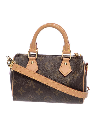 $1960 Louis Vuitton Monogram Nano Speedy Bandouliere 2022
