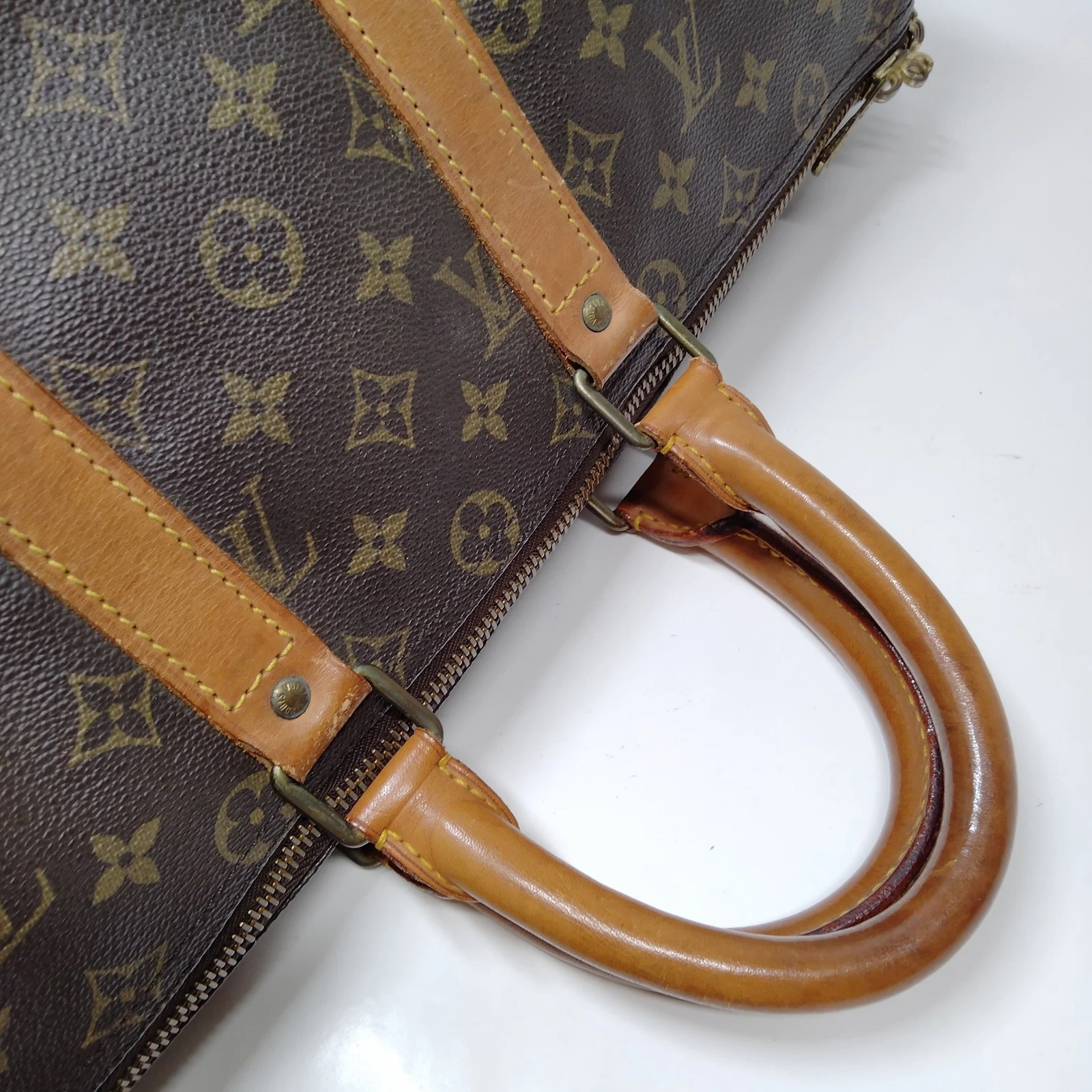 Louis Vuitton Keepall 45 Boston Bag Brown Monogram VI862