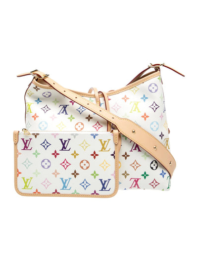 $3450 2025  Louis Vuitton LV X TM Monogram Multicolor CarryAll PM White 10020268