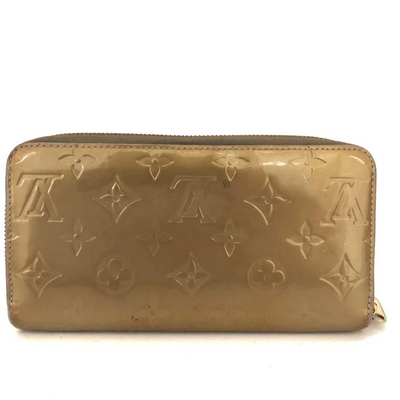 $970 2012 Louis Vuitton Monogram Vernis Zippy Zip Around Long Wallet CA2152